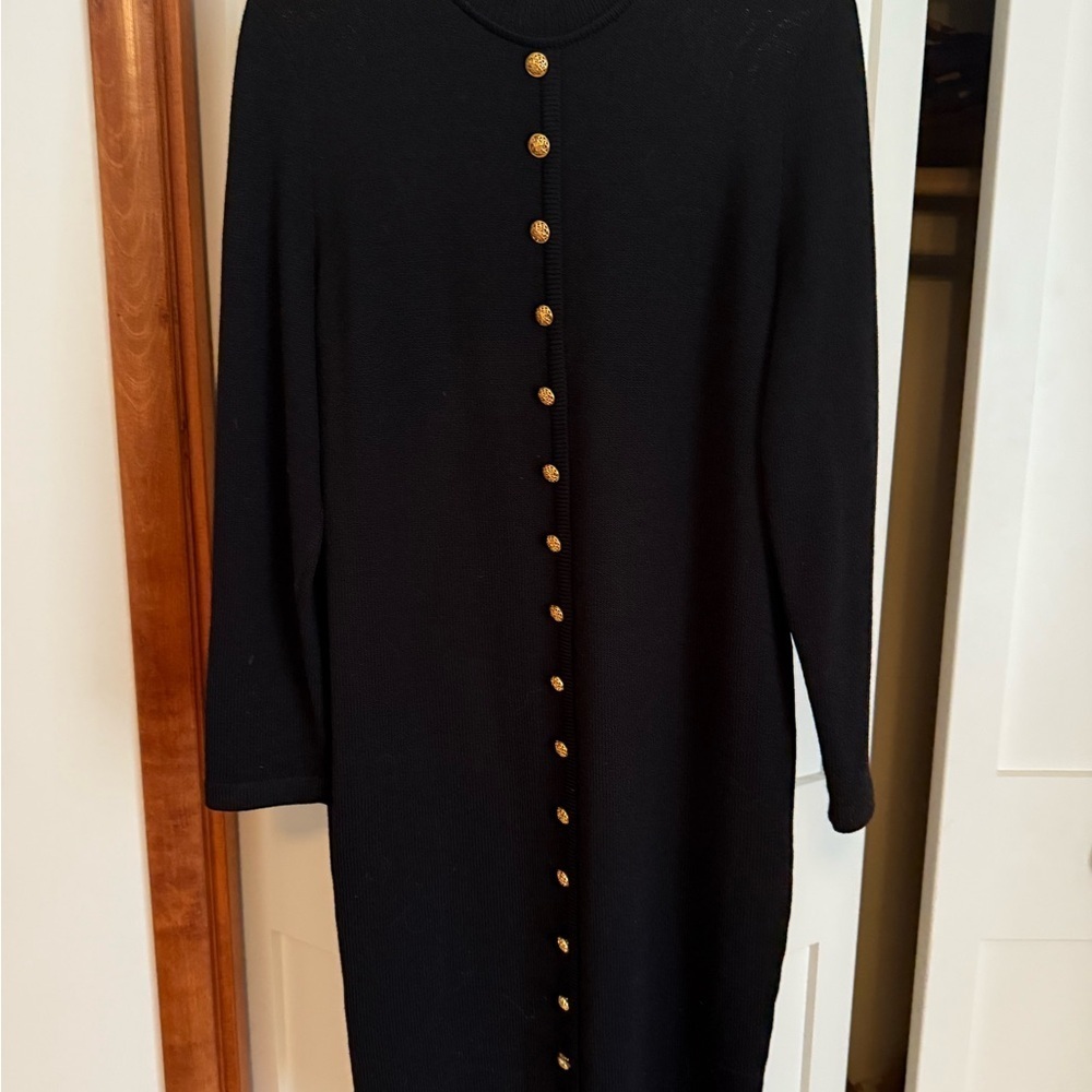 Black,long sleeved sexy JSS vintage dress - Picture 5 of 9
